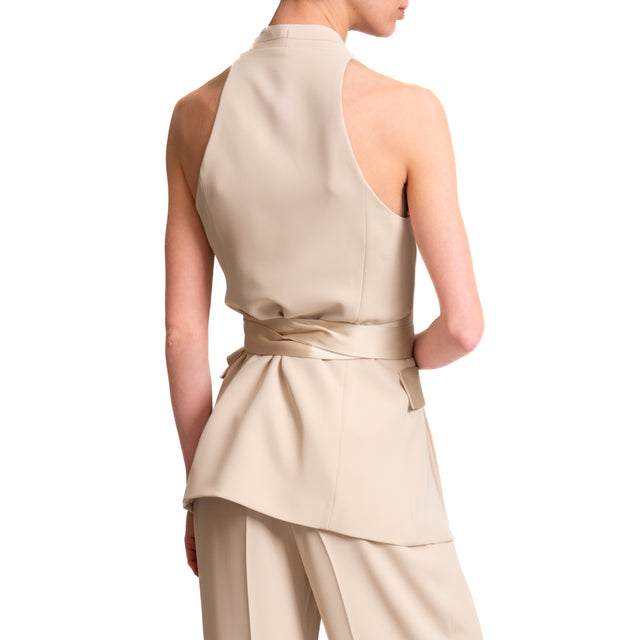 Imperial-Gilet portafoglio - gesso