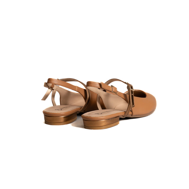 Divine Follie-Slingback a punta - cuoio