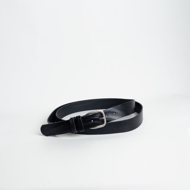 Zeroassoluto-Cintura doppio giro TOP GRADE LEATHER - nero