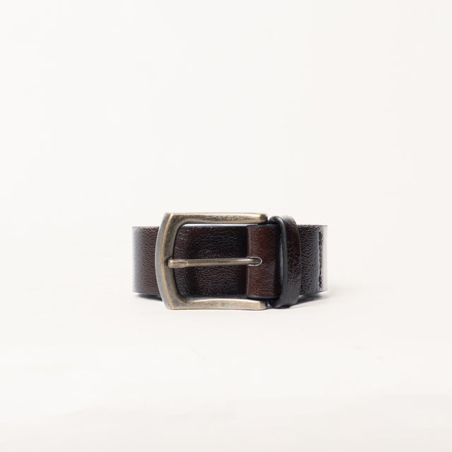 Zeroassoluto-Cintura genuine leather high quality - moro