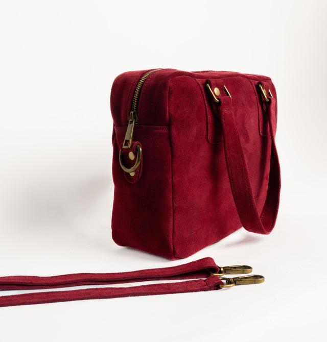 Zeroassoluto-Hand bag TOP-GRAIN LEATHER - vino