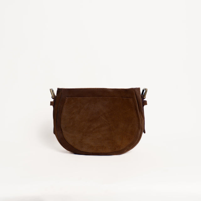 Zeroassoluto-Borsa tolfina senza patta top grain l - cioccolato
