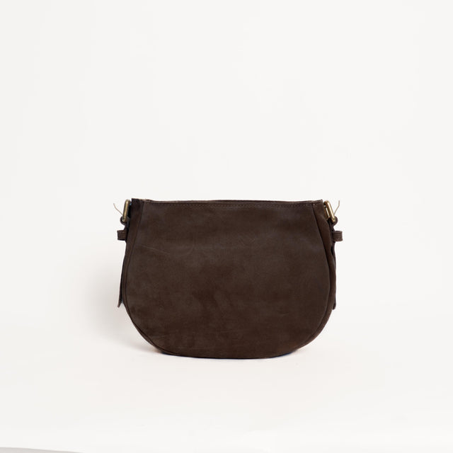 Zeroassoluto-Borsa tolfina senza patta top grain l - moro