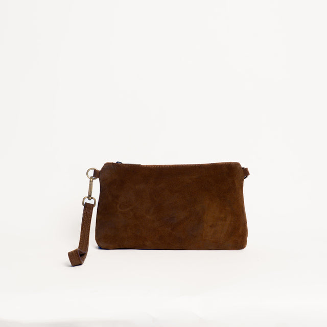 Zeroassoluto-Pochette top grain leather - ciccolato