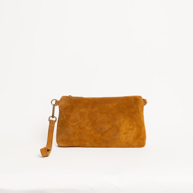 Zeroassoluto-Pochette top grain leather - miele