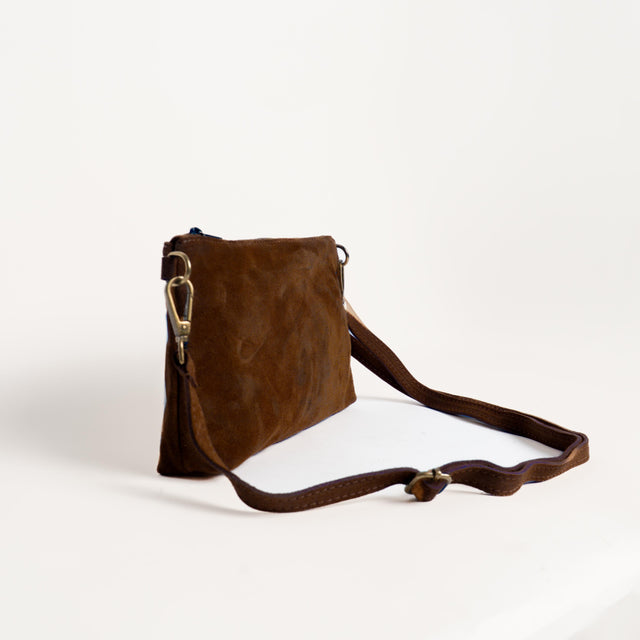 Zeroassoluto-Pochette top grain leather - ciccolato