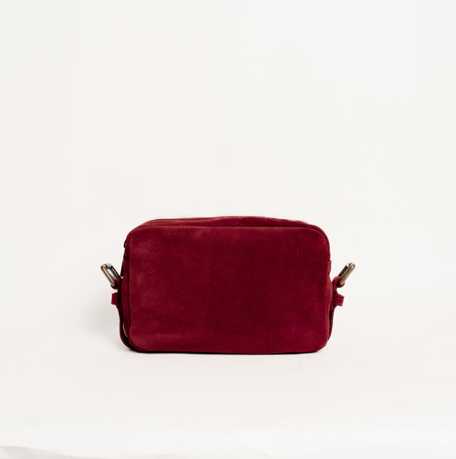 Zeroassoluto-Borsa tracolla top grain leather - vino