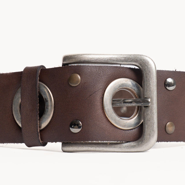 Zeroassoluto-Cintura con borchie - moro