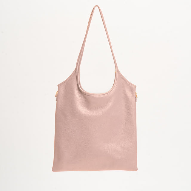 W by Whitemood-Borsa shopper in pelle - cipria
