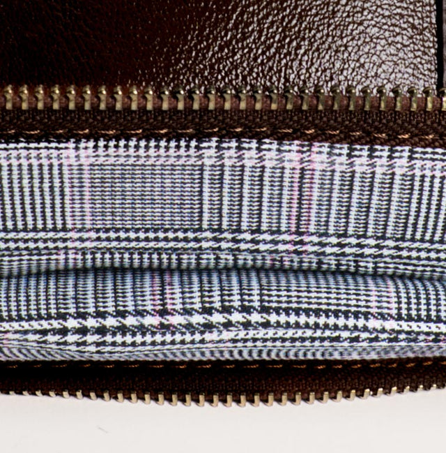 Zeroassoluto-Borsa cilindro a tracolla genuine leather high quality VINTAGE LOOK - moro