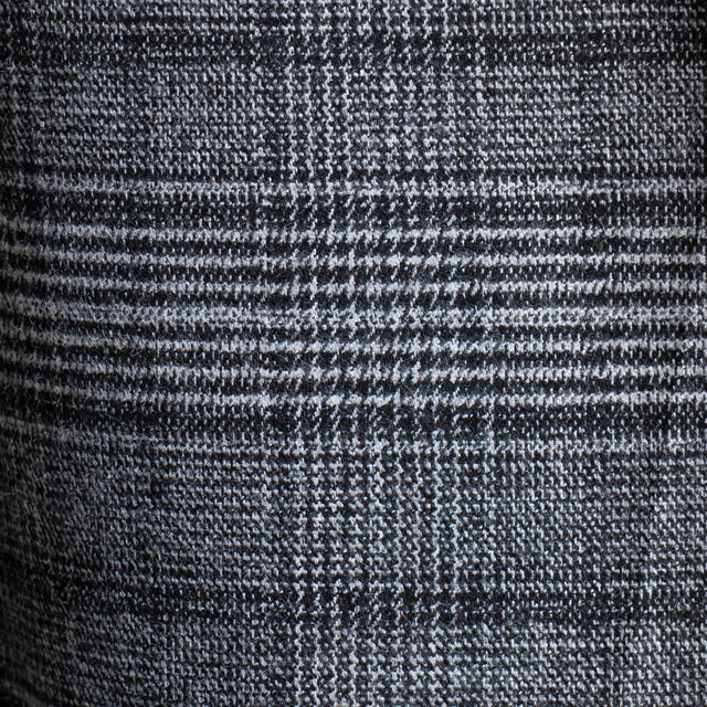 Zeroassoluto-Pantalone GENNY comfort elasticizzato - principe di galles grigio/nero