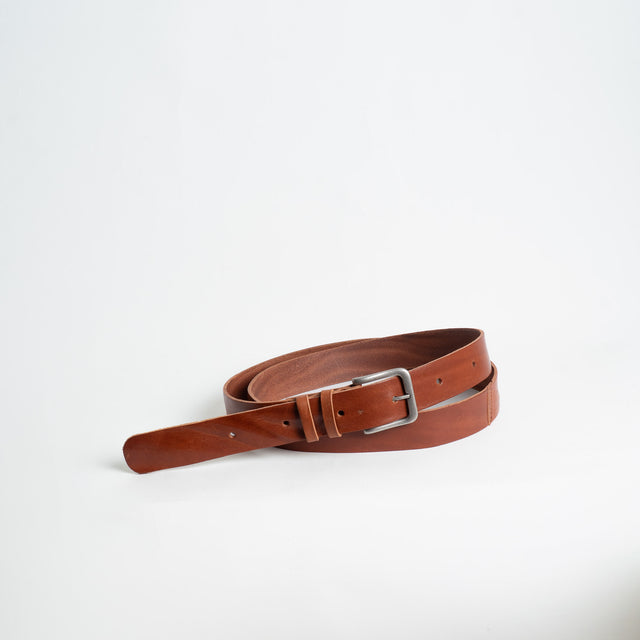 Zeroassoluto-Cintura doppio giro high quality HAND CRAFTED - cuoio