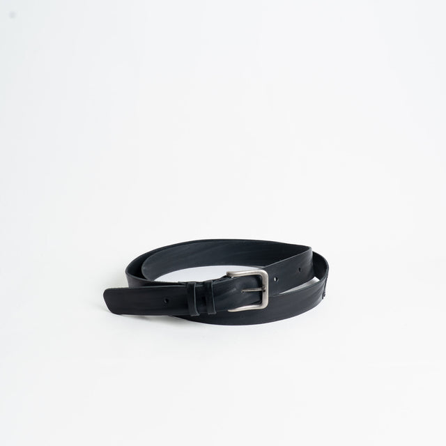 Zeroassoluto-Cintura doppio giro high quality HAND CRAFTED - nero