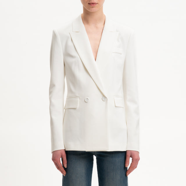 Chaqueta cruzada Imperial - color leche