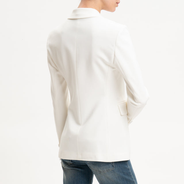 Chaqueta cruzada Imperial - color leche