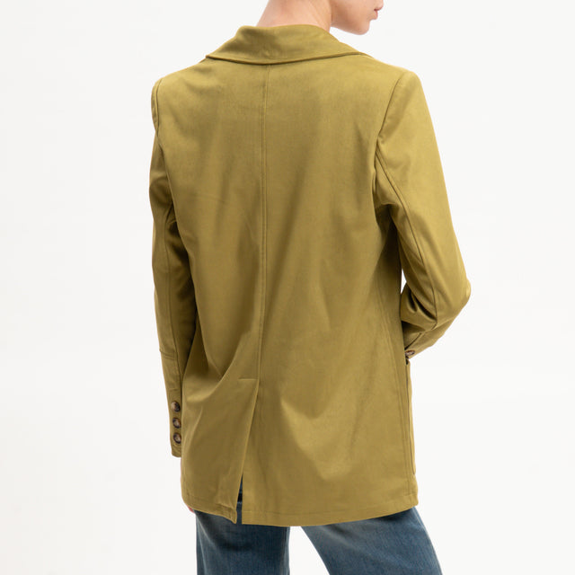 Eco-Giacca effetto suede - olio
