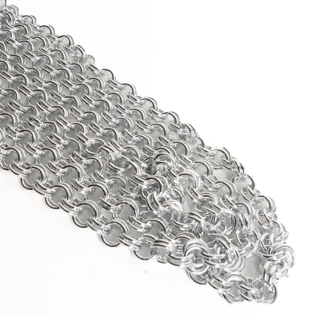 W by Whitemood-Collana multifilo catena ad anelli - silver