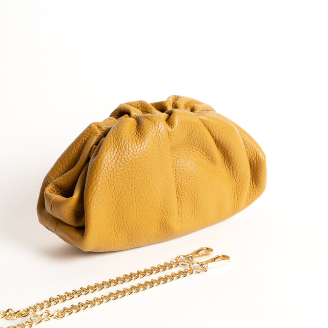 W by Whitemood-Mini clutch - Senape