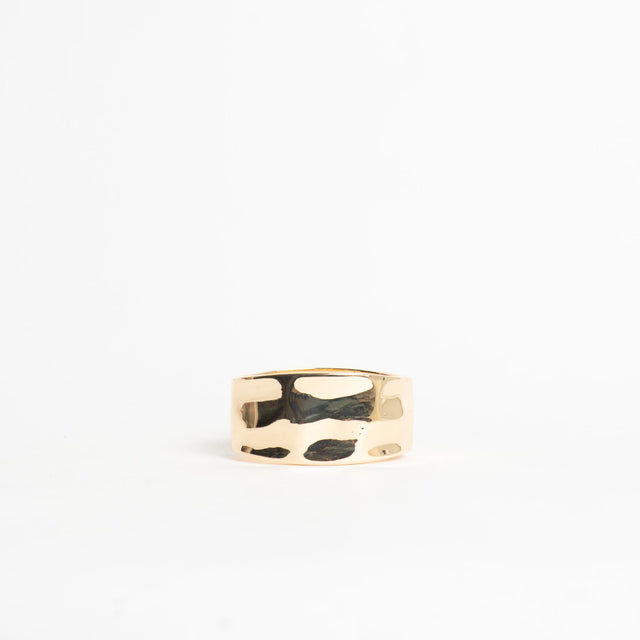 W by Whitemood-Bracciale rigido martellato - gold