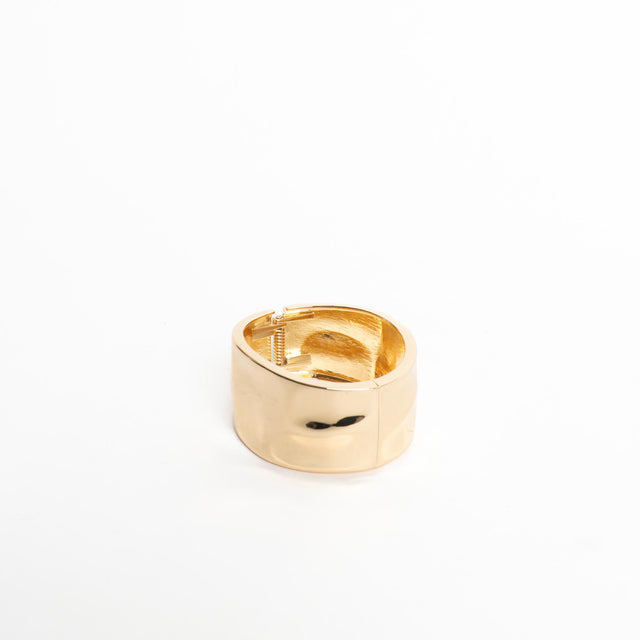 W by Whitemood-Bracciale rigido martellato - gold
