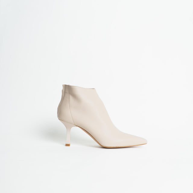 Ovyè- Tronchetto in pelle - off white