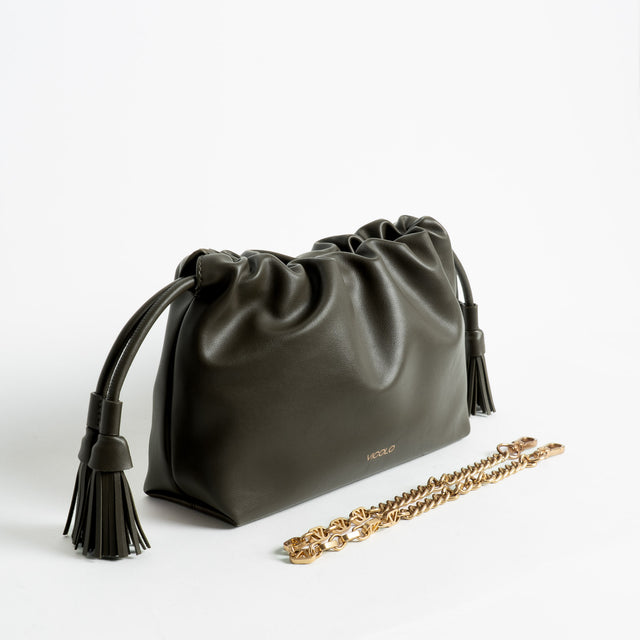 Vicolo-Borsa Tassel Small - militare