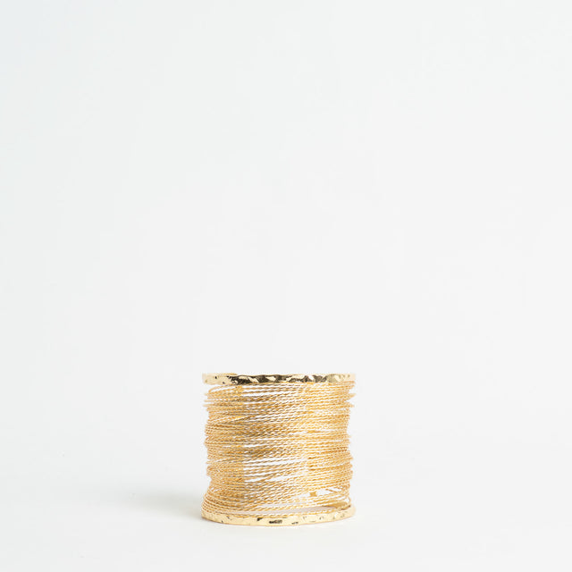 W by Whitemood-Bracciale polsiera multifilo - gold