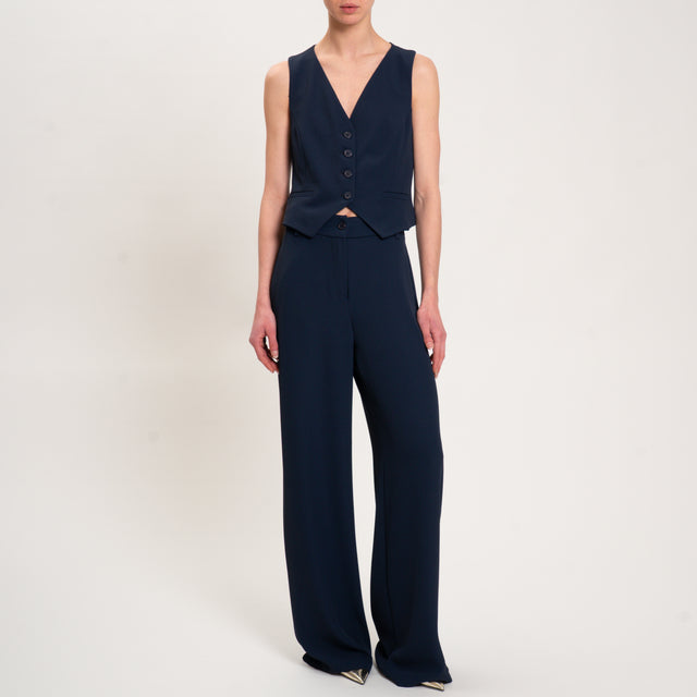 Motel-Completo gilet e pantalone - blu