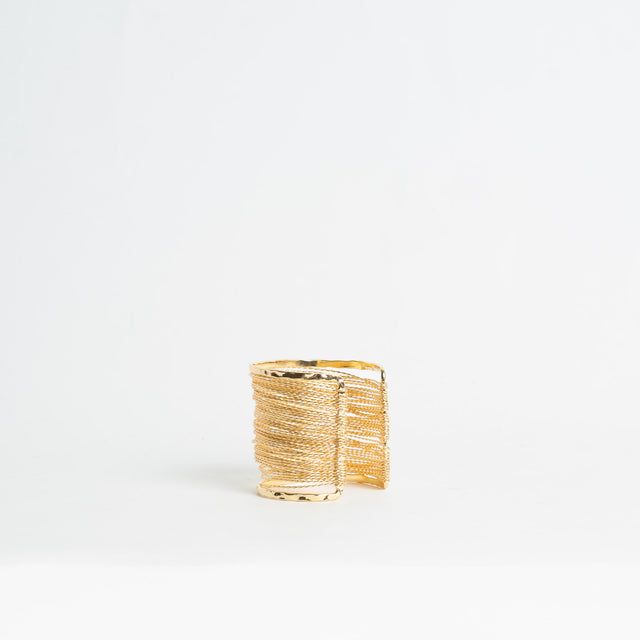 W by Whitemood-Bracciale polsiera multifilo - gold