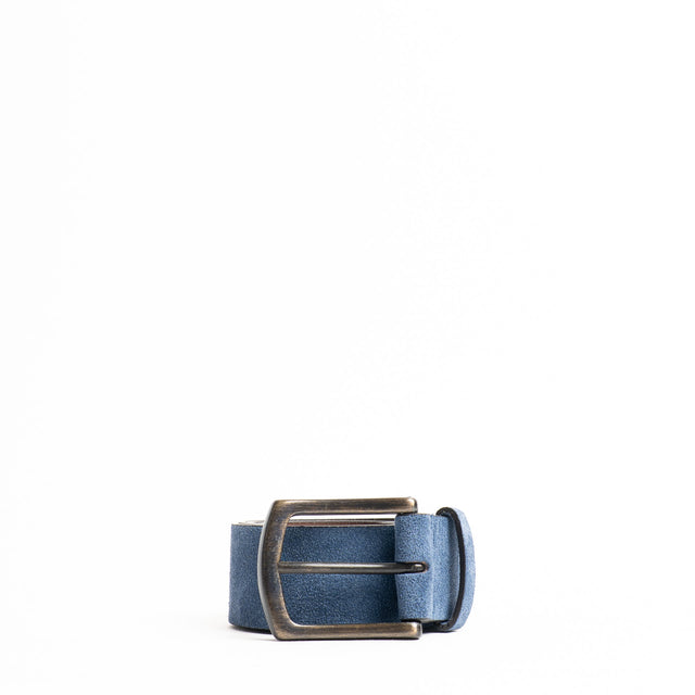 Zeroassoluto-Cintura scamosciata genuine leather high quality - jeans