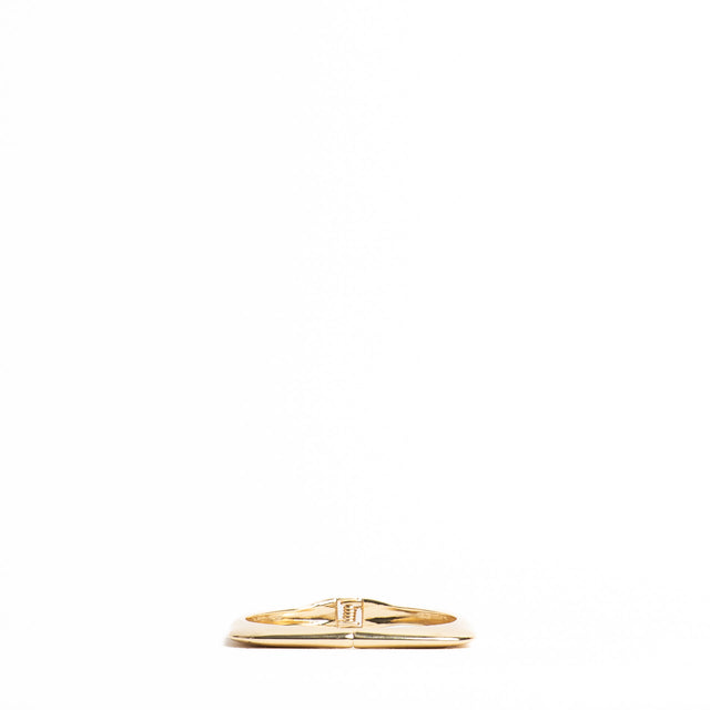 W by Whitemood-Bracciale rigido suadrato slim - gold