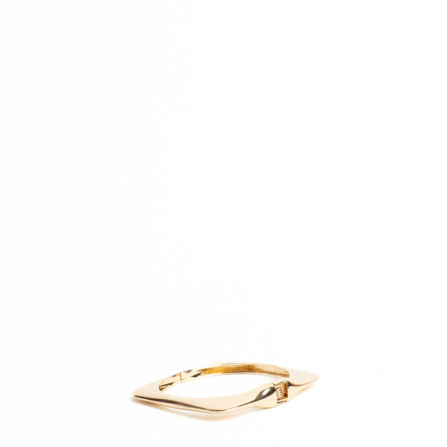 W by Whitemood-Bracciale rigido suadrato slim - gold