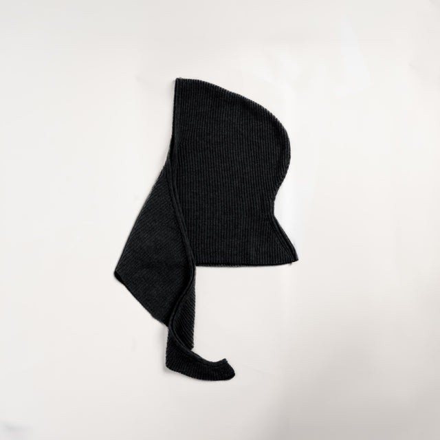 Vicolo-Balaclava con sciarpa misto cashmere - nero