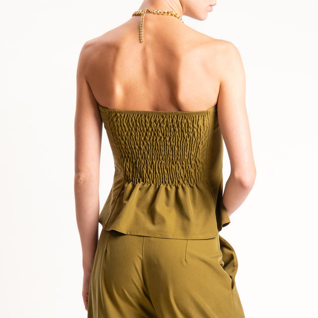 Dixie-Top a fascia elastico dietro - olio