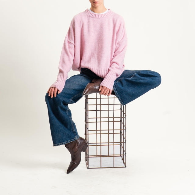 Tensione in-Maglia girocollo misto lana - bubble