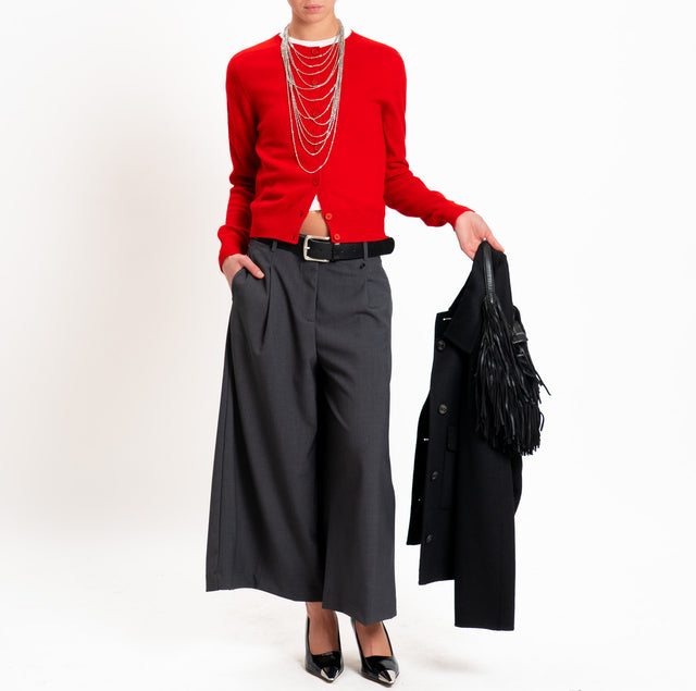 Dixie-Pantalone cropped - antracite