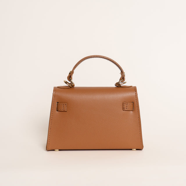 W by whitemood- Borsa mini bag a mano - cuoio