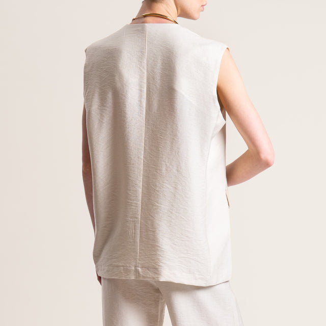 Dixie-Completo gilet e pantalone - burro