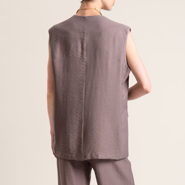 Dixie-Completo gilet e pantalone - taupe