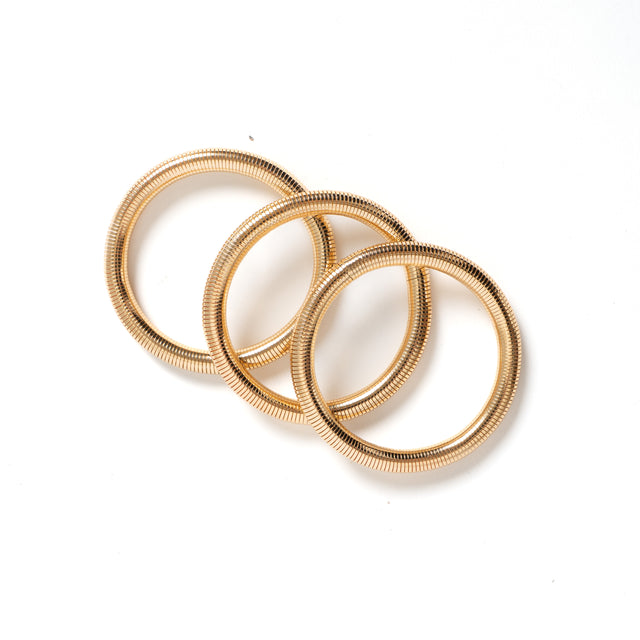 W by whitemood-Set 3 bracciali elasticizzati - gold