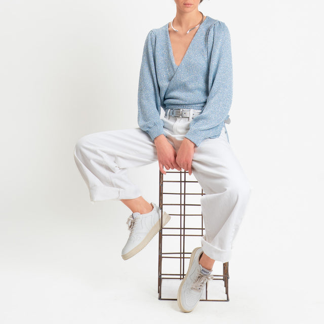 Vicolo-Scaldacuore filo lurex - carta da zucchero