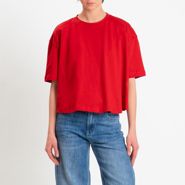 Dixie-T-shirt in cotone - rosso