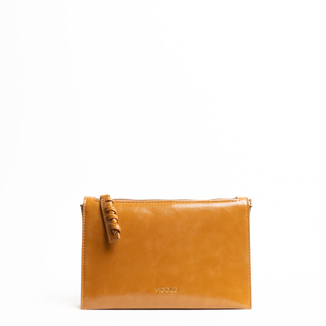 Vicolo-Borsa Croissant Vintage - miele
