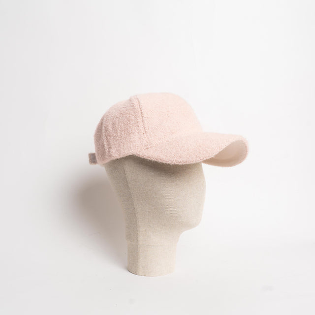 W by Whitemood- Cappello con visiera con lurex - cipria