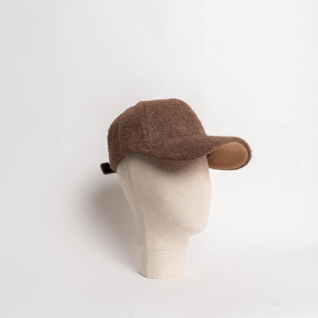 W by Whitemood- Cappello con visiera con lurex - moro