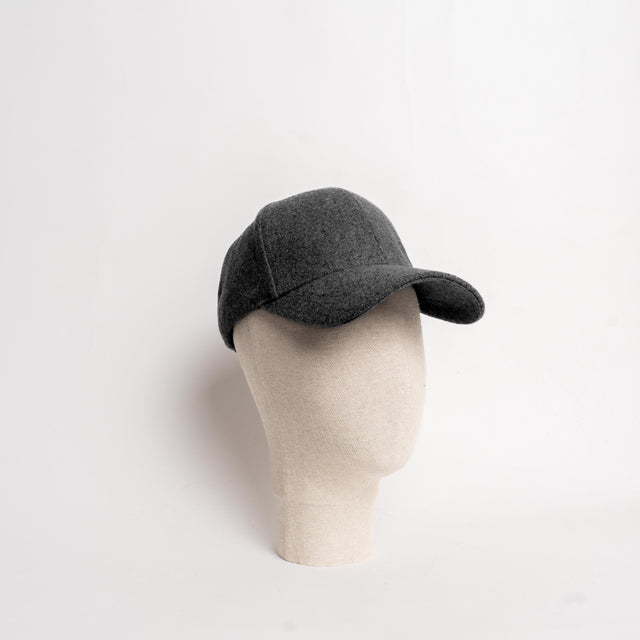 W by Whitemood- Cappello con visiera misto lana - grigio