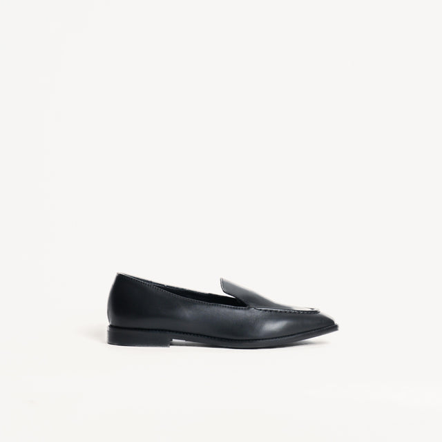 Ovyè-Moccassino in pelle - nero