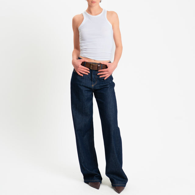 Tensione in-Jeans PRADO wide leg - denim scuro