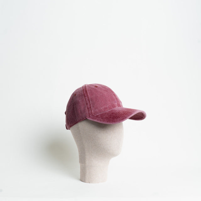 W by Whitemood- Berretto stone washed - burgundy