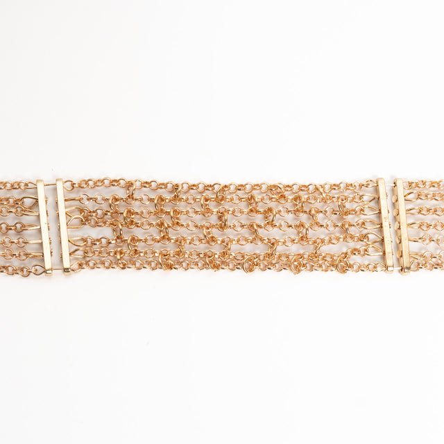 W by Whitemood-Collana multifilo + chocker - gold